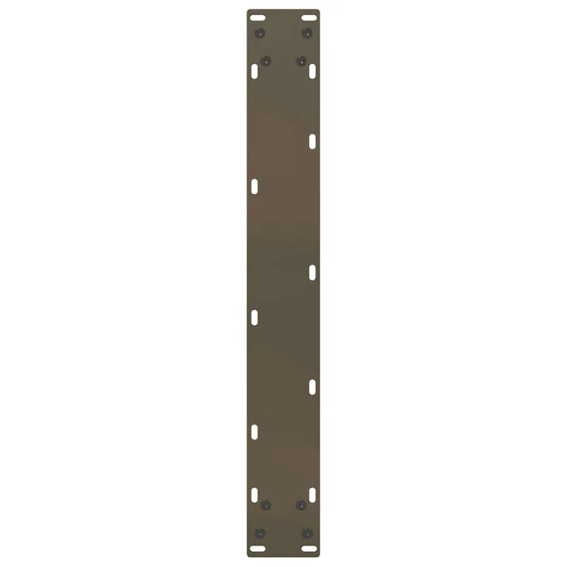 Lot de 2 pieds de table de bar en forme de U 60 x 100 cm stables et modernes en acier naturel 02_0057479