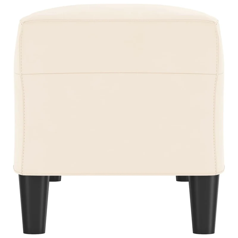Banc banquette 100 x 35 x 41 cm velours crème 02_0010472