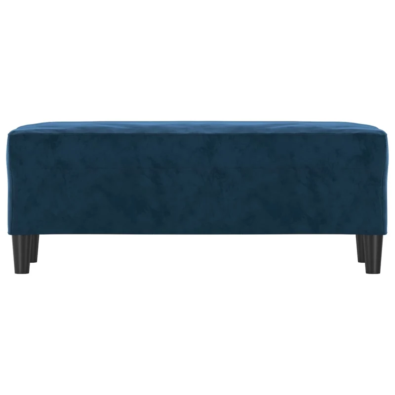 Banc banquette 100 x 35 x 41 cm velours bleu 02_0010543