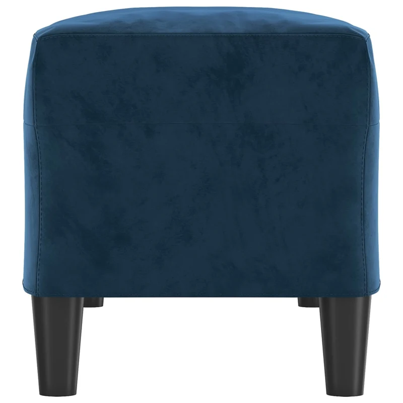 Banc banquette 100 x 35 x 41 cm velours bleu 02_0010543