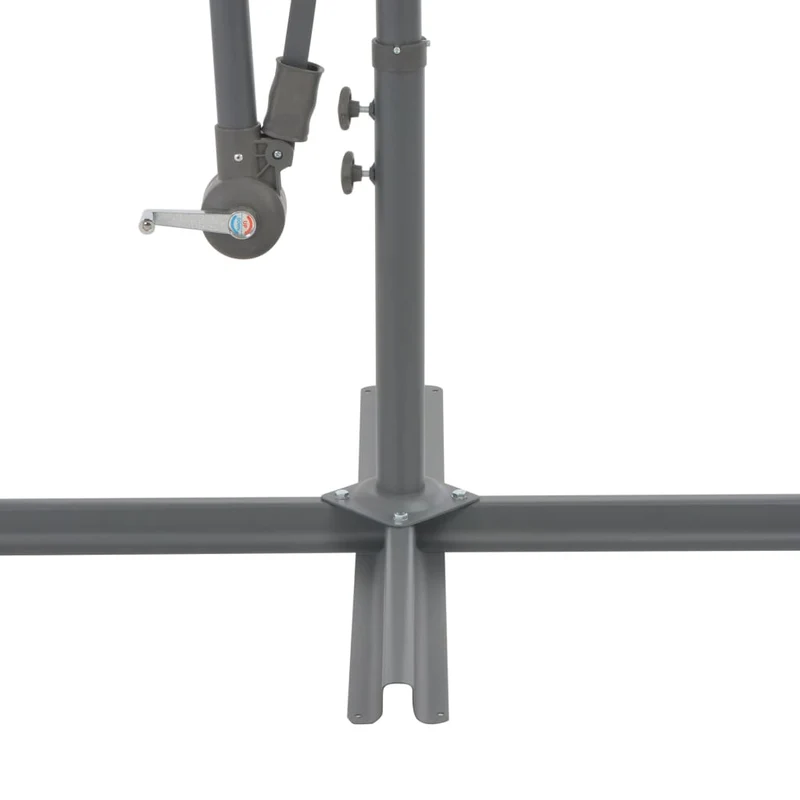 Parasol meuble de jardin en porte-à-faux avec poteau en aluminium 300 cm taupe 02_0008652