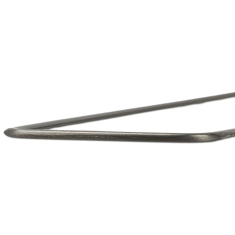 Lot de 50 piquets de fixation jardin ancrage universel 15 x 3 cm en acier gris 13_0003850