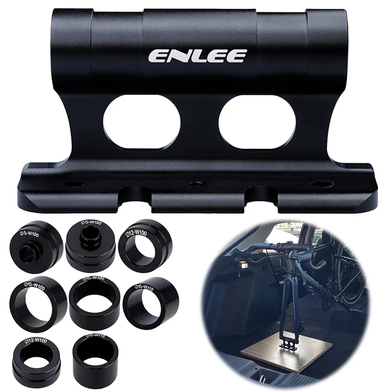 Porte-Vélos de Toit Support de Fourche 4 Adaptateurs