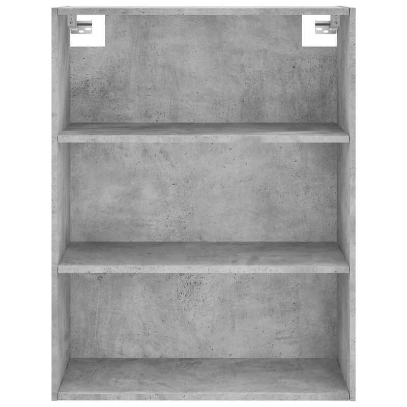 Buffet bahut commode armoire meuble de rangement organisateur cuisine salle de séjour salon haut 69,5 x 34 x 180 cm bois d'ingénierie gris 02_0034605