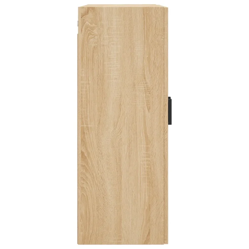 Lot de 2 armoires murales design pratique rangement 69,5 x 34 x 90 cm en bois d'ingénierie chêne sonoma 02_0055359