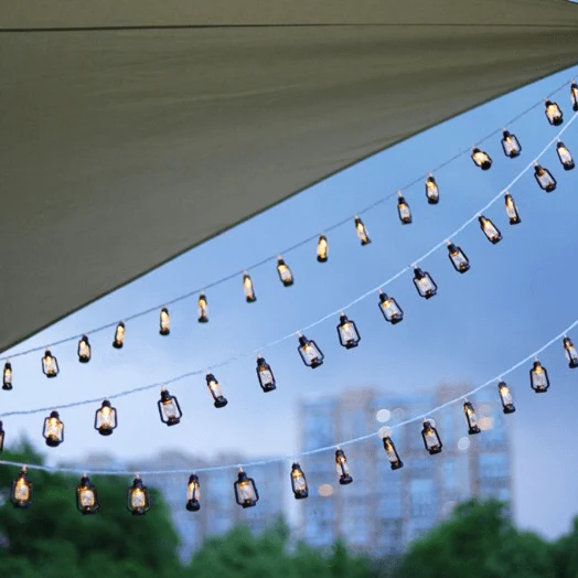 Guirlande Lumineuse Solaire Extérieur LED Mini-Lanternes