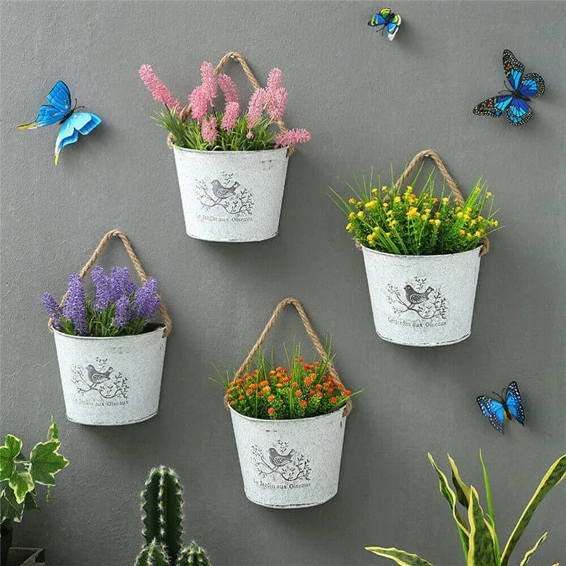 Pot de Fleur Mural