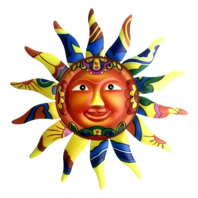 Décoration Murale Extérieure "Soleil Inca"