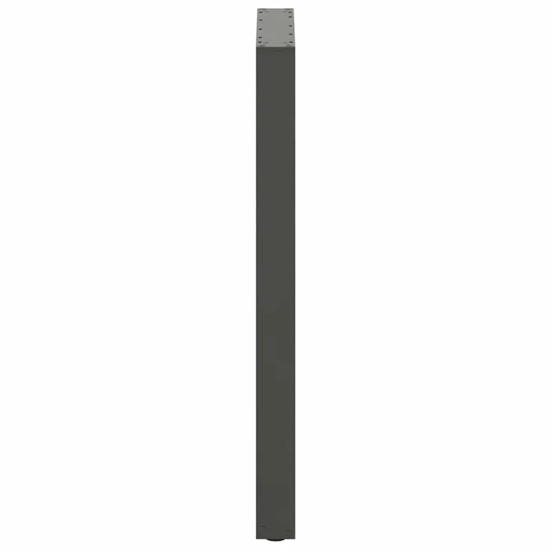 Lot de 2 pieds de table de bar en U 60 x 100 cm avec réglage hauteur moderne en acier anthracite 02_0057478