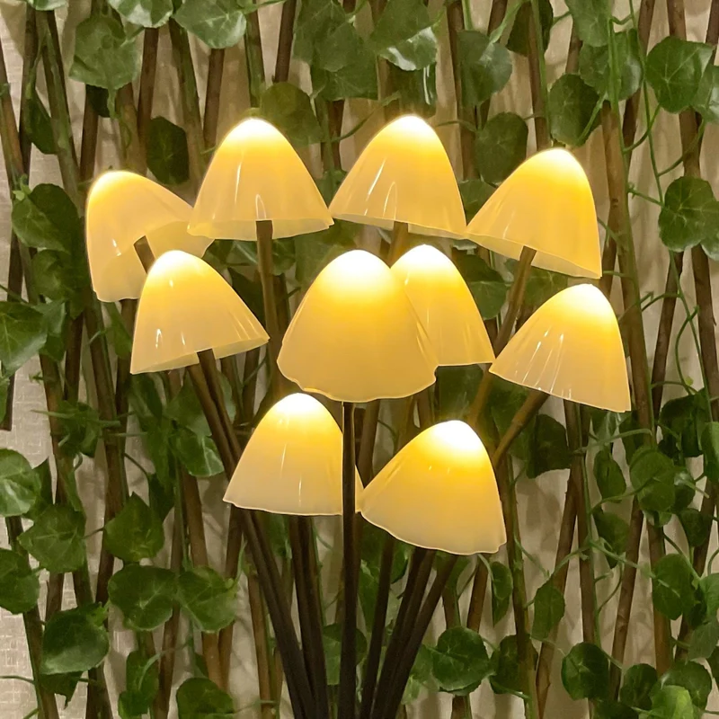 Lampe Solaire Champignon Féérique
