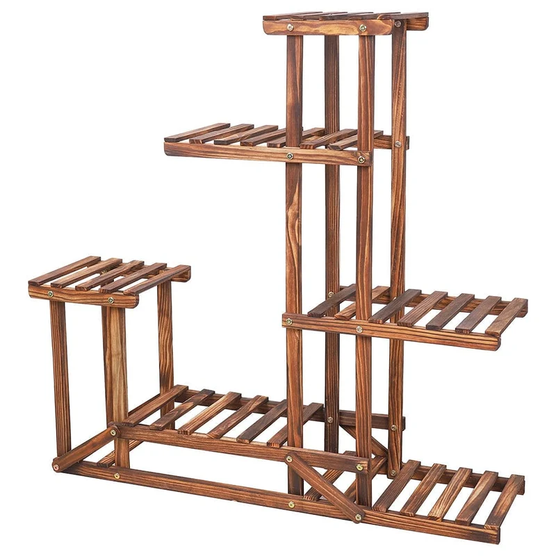 Porte Plante en Bois 5 Niveaux "Oïhan"