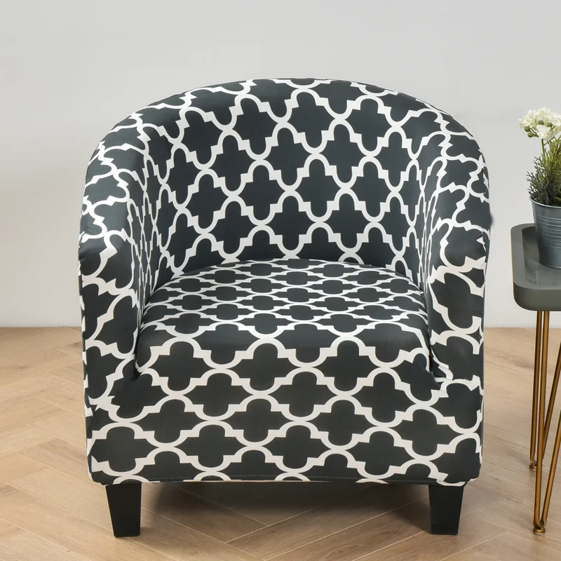 Housse fauteuil Cabriolet Géométrique Grise