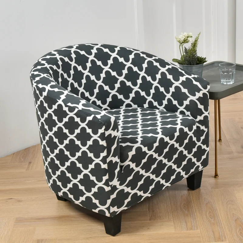 Housse fauteuil Cabriolet Géométrique Grise