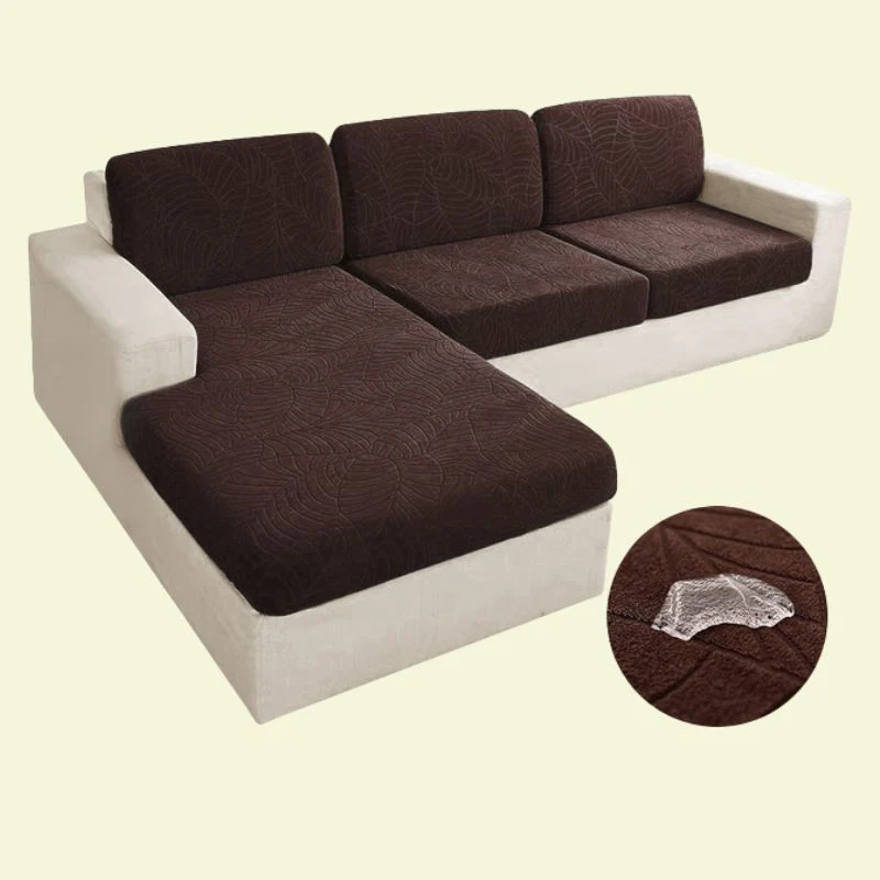 Housse de Coussin Canapé Imperméable Marron