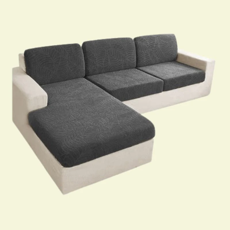 Housse de Coussin Canapé Imperméable Noir