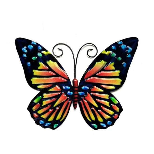 Papillon Mural en Metal
