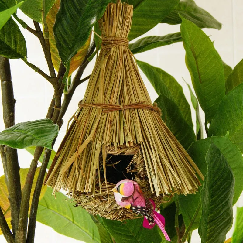 Nichoirs pour oiseaux tissés Main