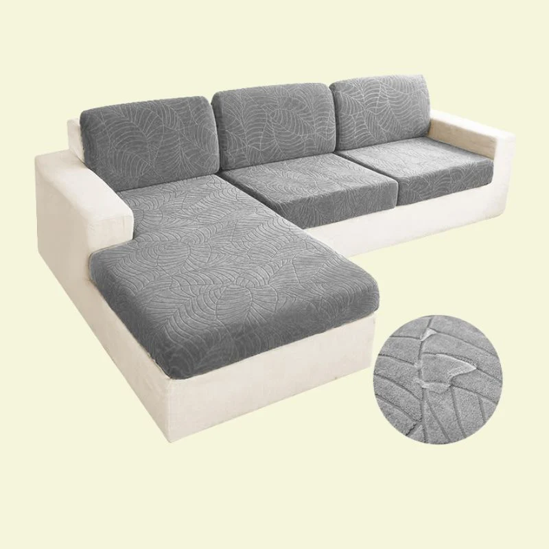 Housse de Coussin Canapé Imperméable Gris Clair