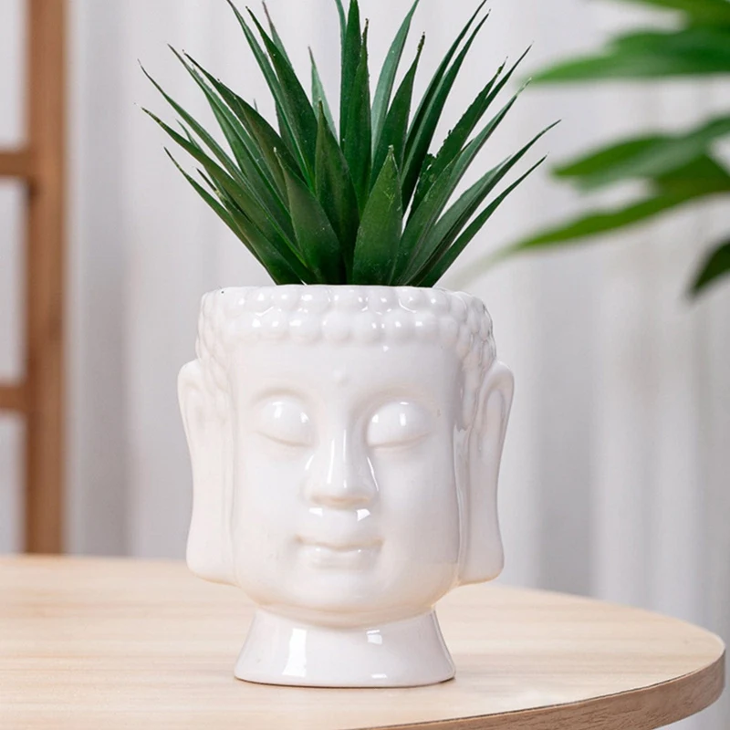 Pot de Fleur en Céramique Bouddha