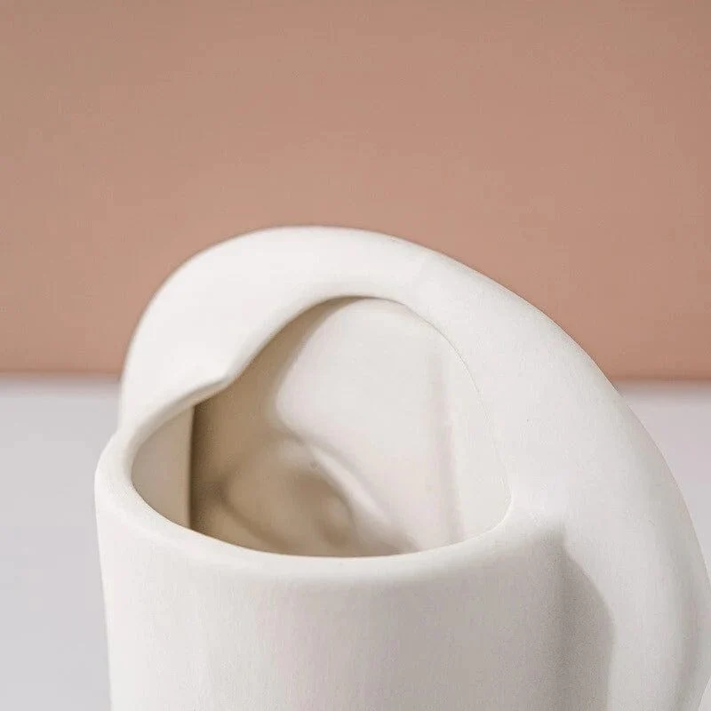 Vase Visage Abstrait