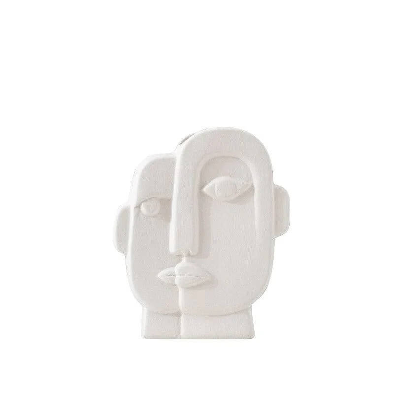 Vase Visage Abstrait