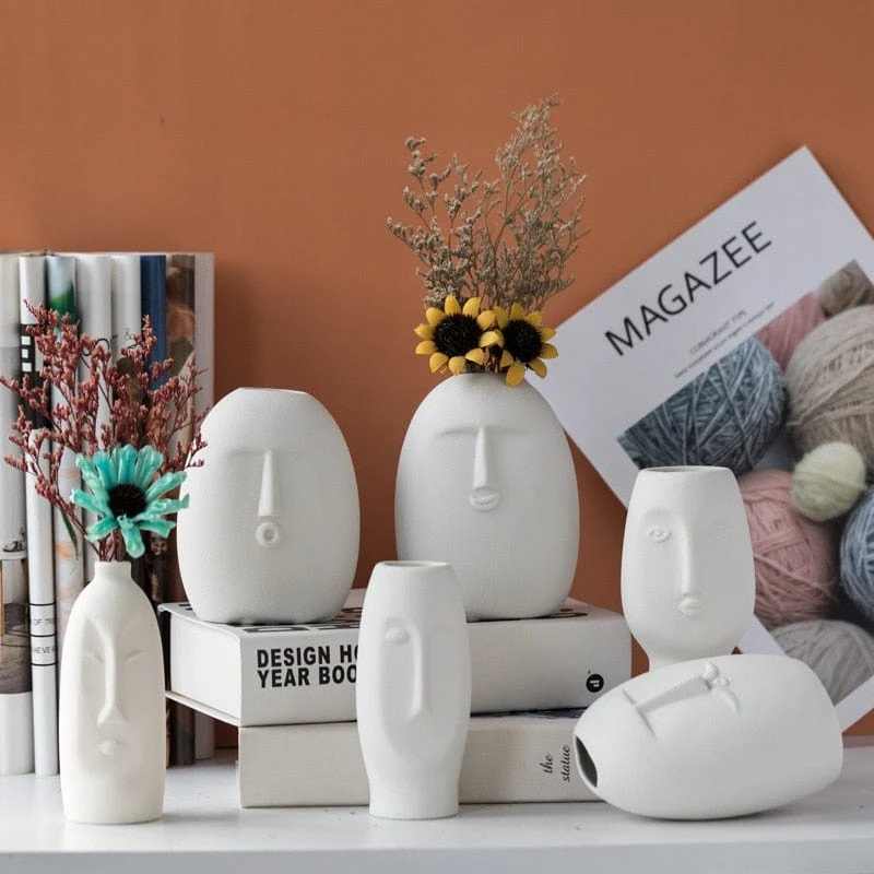 Vase Humoristique en Céramique