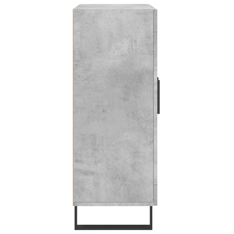 Buffet bahut commode armoire meuble de rangement organisateur cuisine salle de séjour salon 69,5 x 34 x 90 cm bois d'ingénierie gris 02_0032060