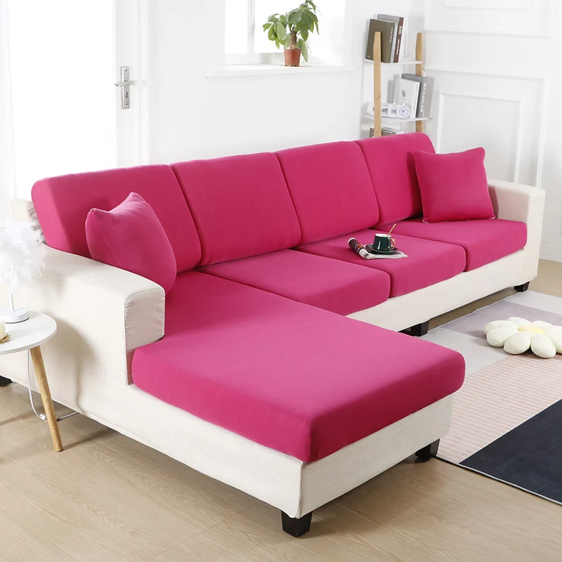 Housse de Coussin Canapé Extensible Fuchsia