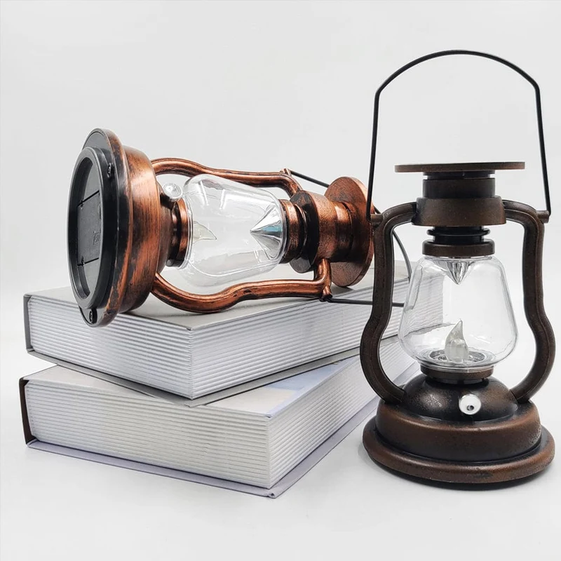 Lanterne Solaire Jardin Style Retro