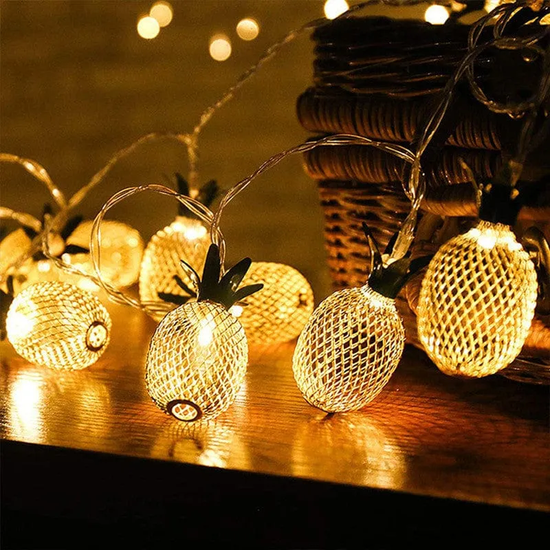 Guirlande Lumineuse Solaire Mini Ananas