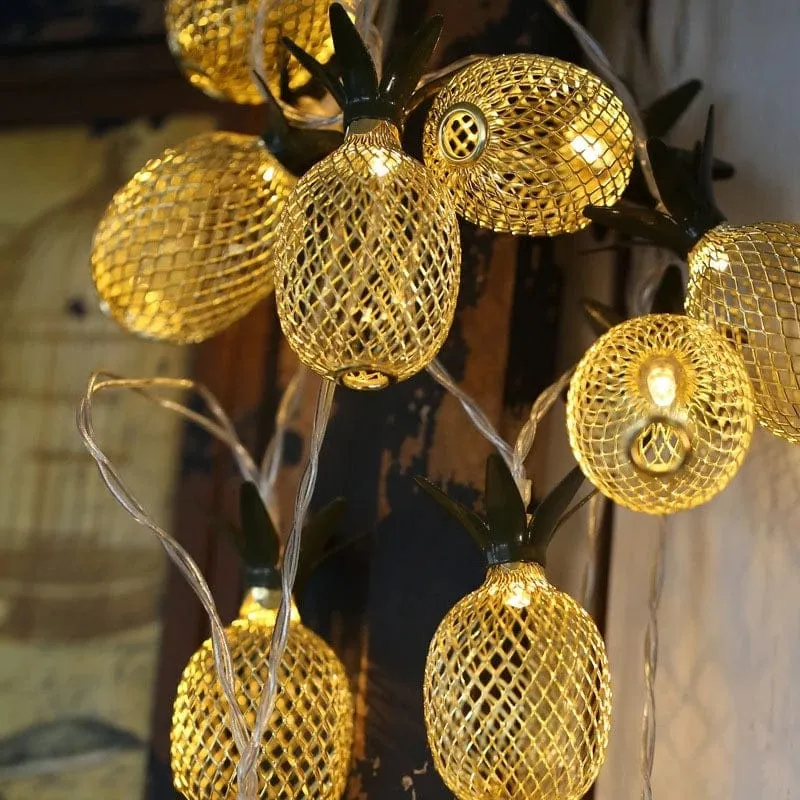 Guirlande Lumineuse Solaire Mini Ananas