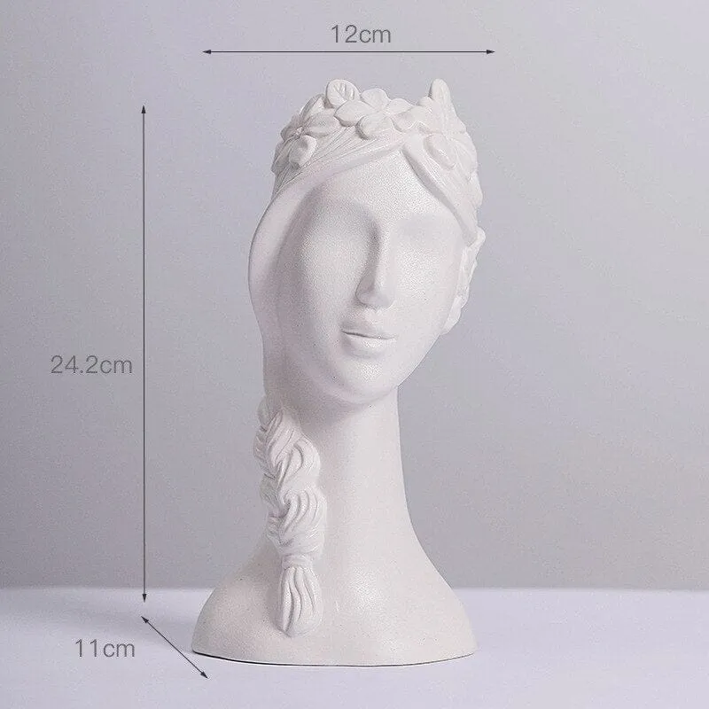 Vase en Céramique "Couronne de Fleurs"