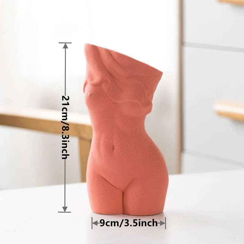Vase Corps de Femme en Céramique