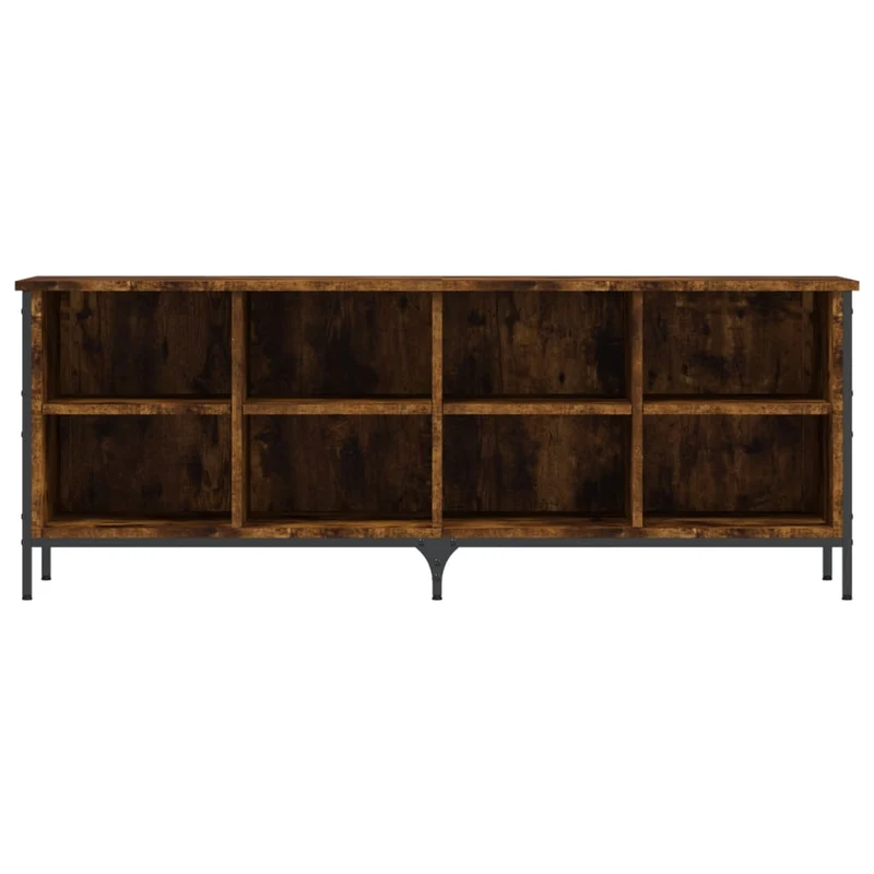 Armoire à chaussures range chaussures rangement meuble entrée couloir salon 131 x 35 x 50 cm bois d'ingénierie brun 02_0021553
