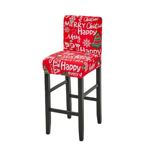 Housse de Tabouret Merry Christmas