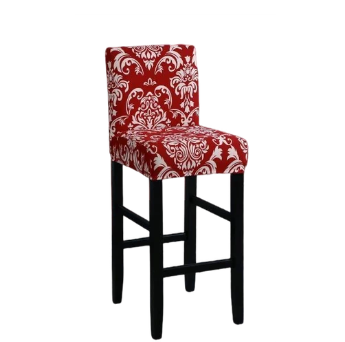 Housse de Tabouret Baroque Rouge