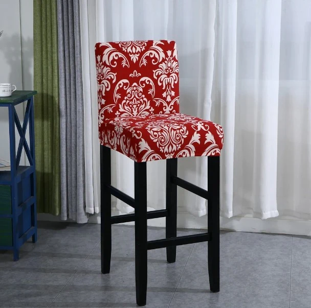 Housse de Tabouret Baroque Rouge