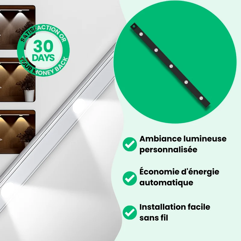 Éclairage Premium LED avec capteur de mouvement