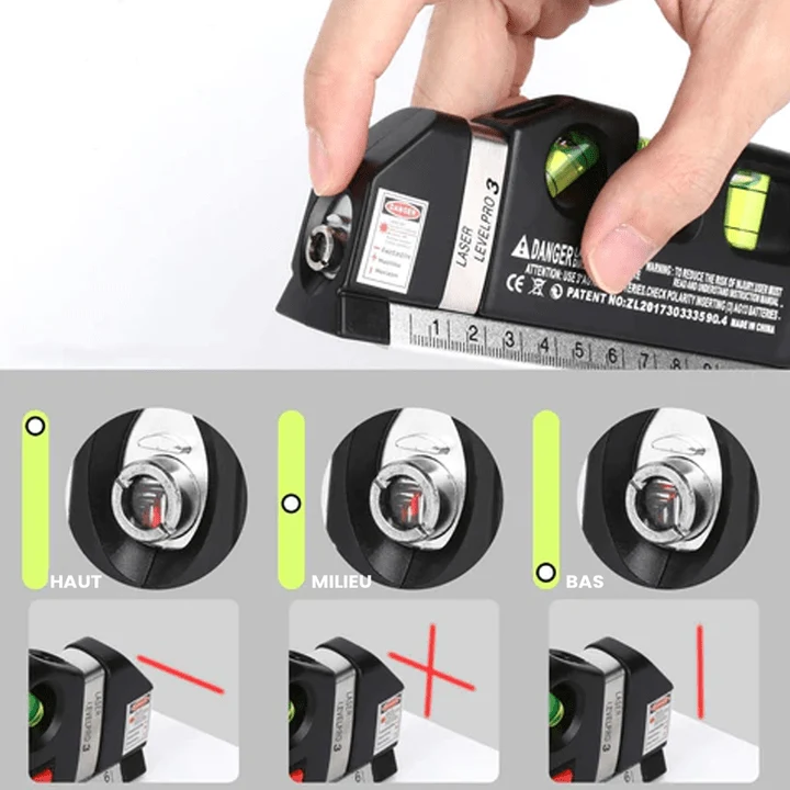 Outil de mesure laser multifonction