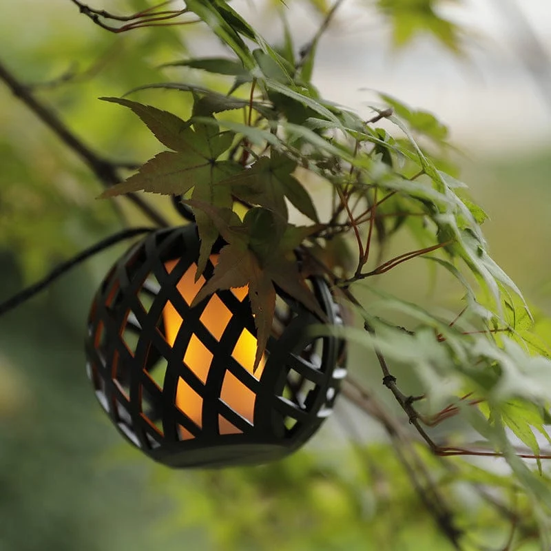 Guirlande Solaire de Lanterne Effet Flamme