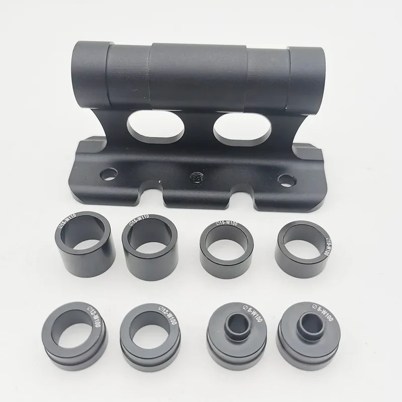 Porte-Vélos de Toit Bloc de Fourche Aluminium Noir