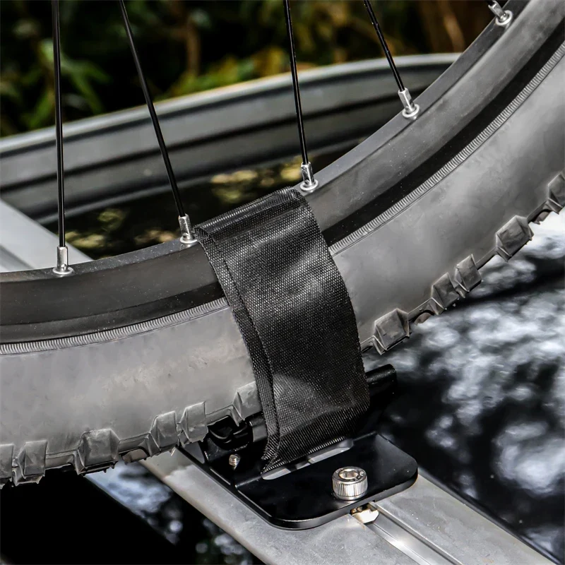 Porte-Vélos de Toit MUQZI Support de Fourche Aluminium