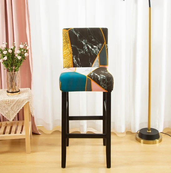 Housse de Tabouret Marbrée
