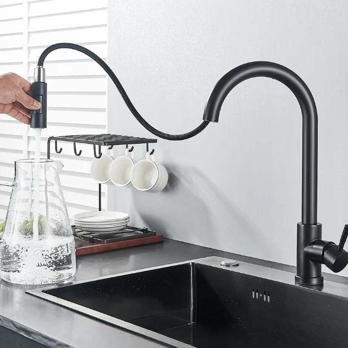 Robinet de cuisine Smart Touch tactile et rétractable