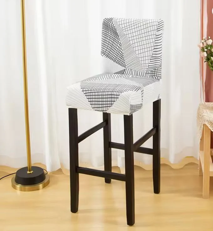 Housse de Tabouret Rayée