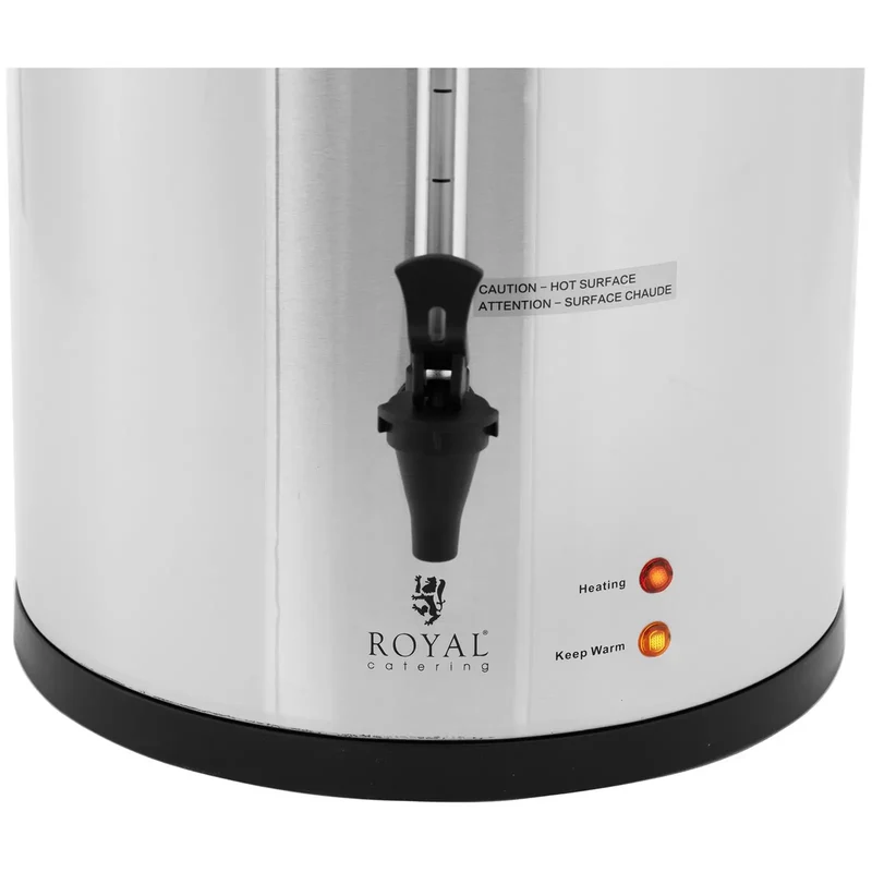 Percolateur professionnel 20 litres acier inoxydable argenté 14_0009486