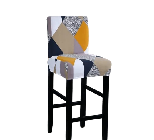 Housse de Tabouret Géométrique