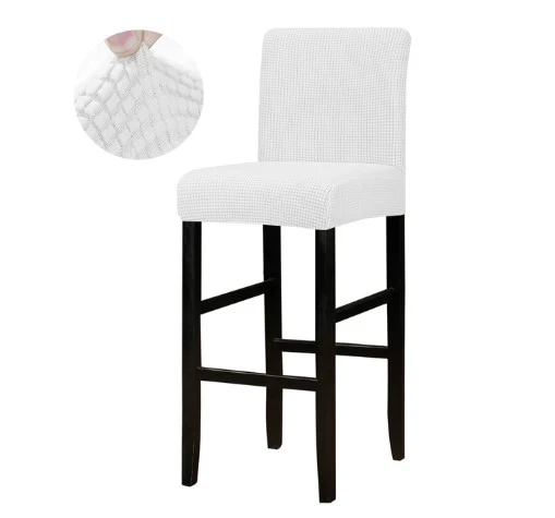 Housse de Tabouret Blanc