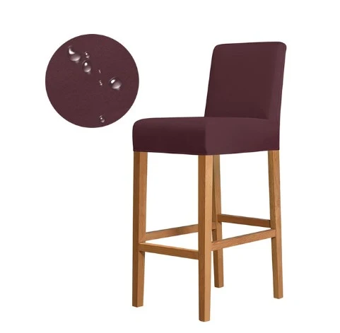 Housse de Tabouret Marron Foncé