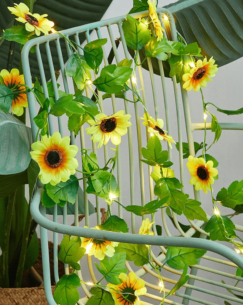 Guirlande Lumineuse Solaire Tournesol